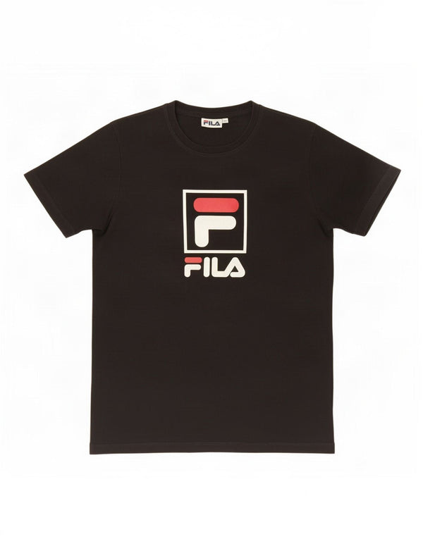 Fila T-Shirt Graphique Garçon 13-14 ans Noir