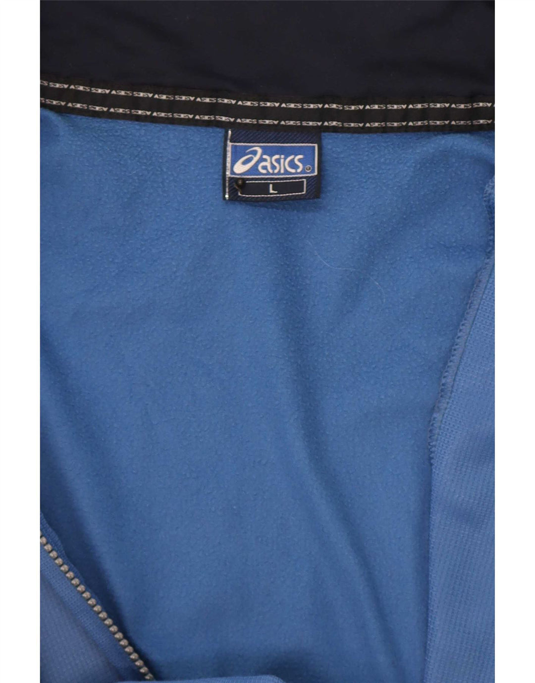 Asics Veste de survêtement pour homme Grand Bleu