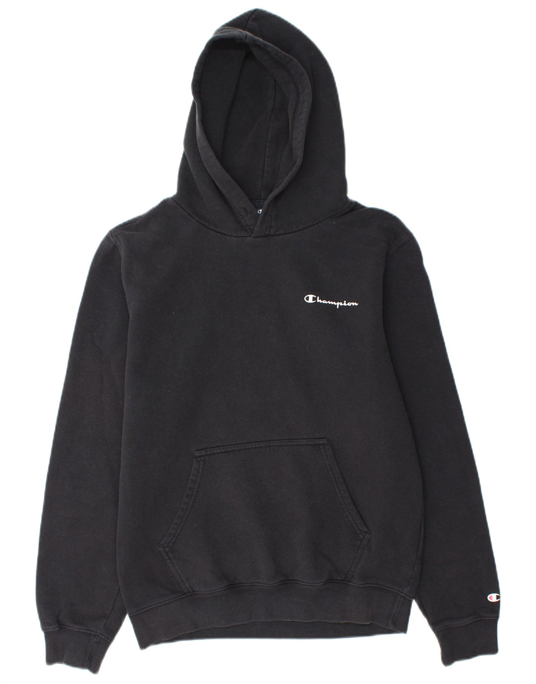 CHAMPION Pull à capuche pour homme en coton noir moyen