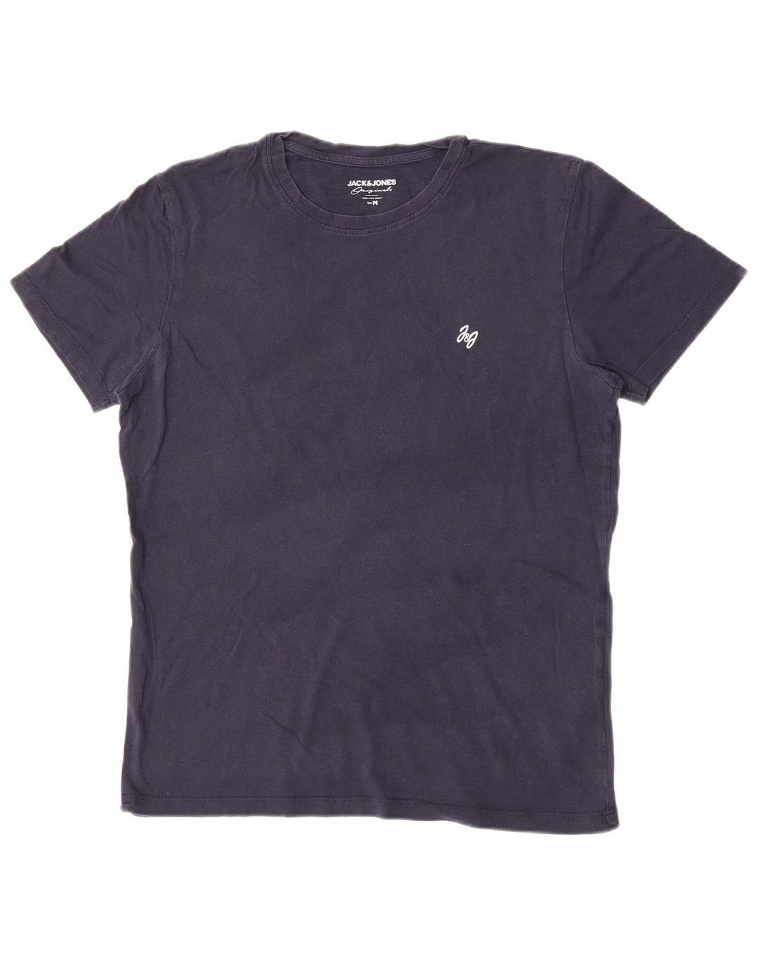 Jack & Jones T-Shirt Homme Bleu Marine Moyen Coton
