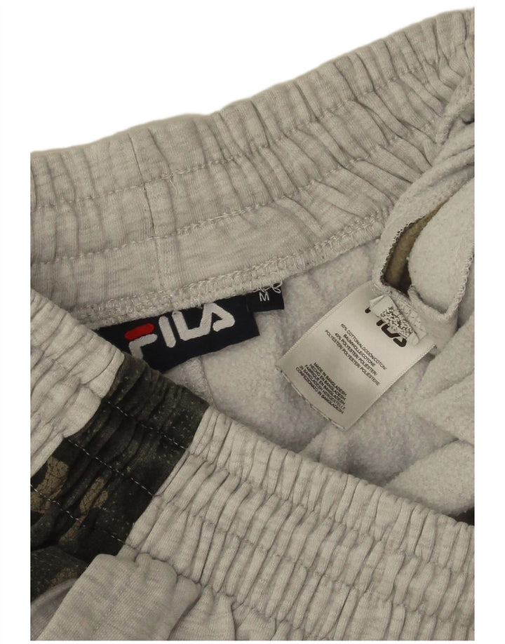 Fila Pantalon De Survêtement Joggers Homme Gris Moyen Camouflage Coton