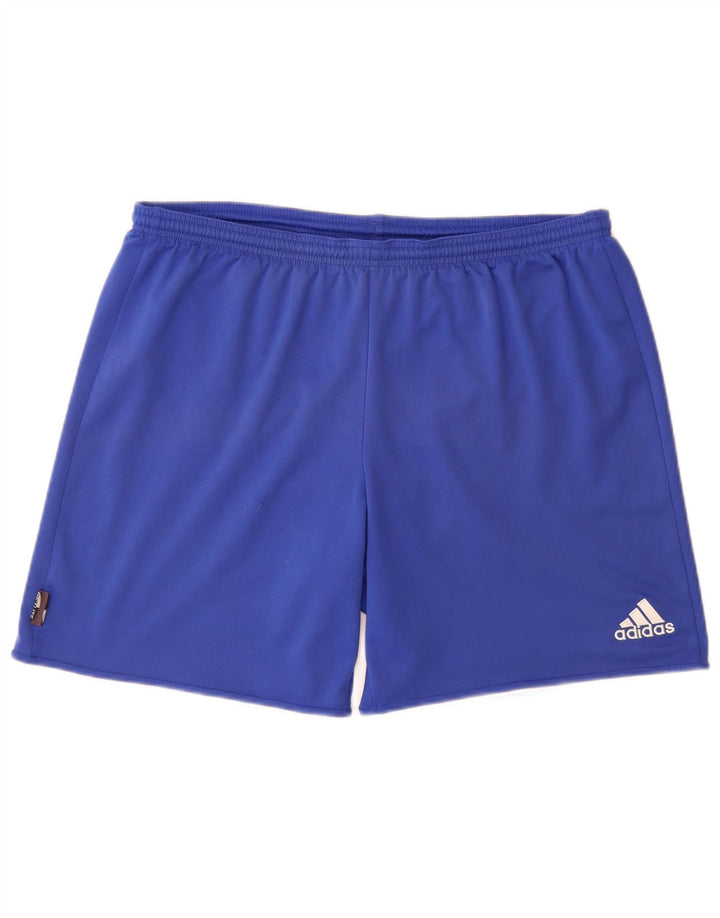 Adidas Hommes Climalite Sport Shorts Grand Bleu Polyester