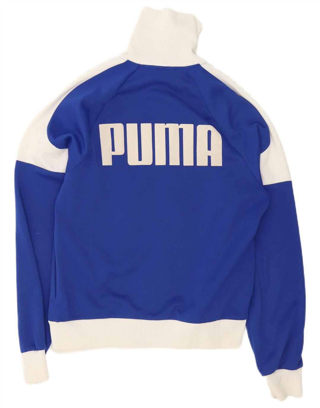 Puma Veste de Survêtement Graphique Homme Bleu Moyen Polyester Colorblock