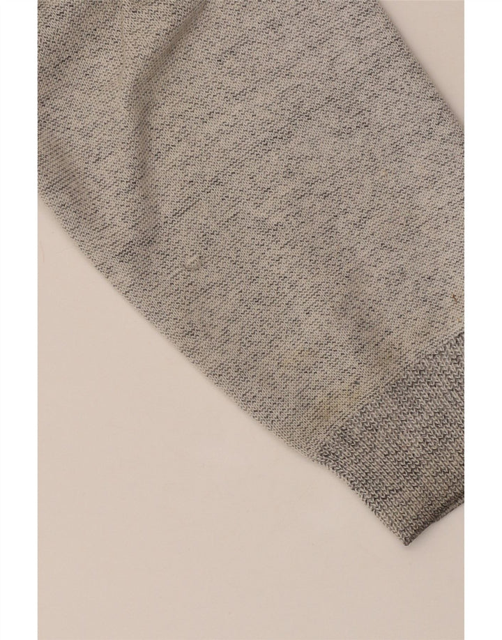 Superdry Sweat-shirt à col zippé pour homme 2XL Gris chiné en coton