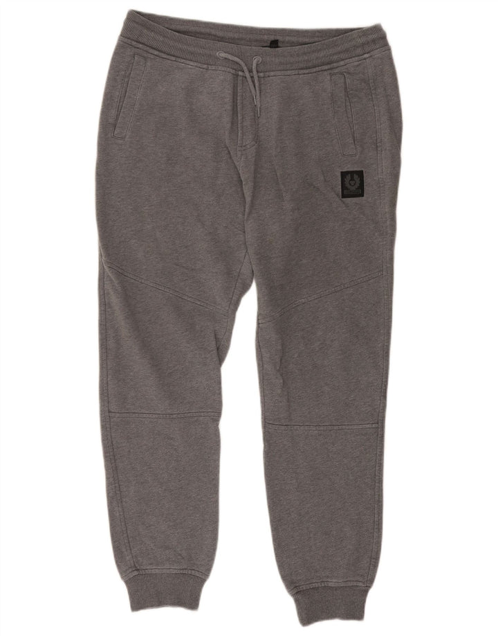 Belstaff Pantalon de survêtement pour homme Pantalon de jogging Large Gris