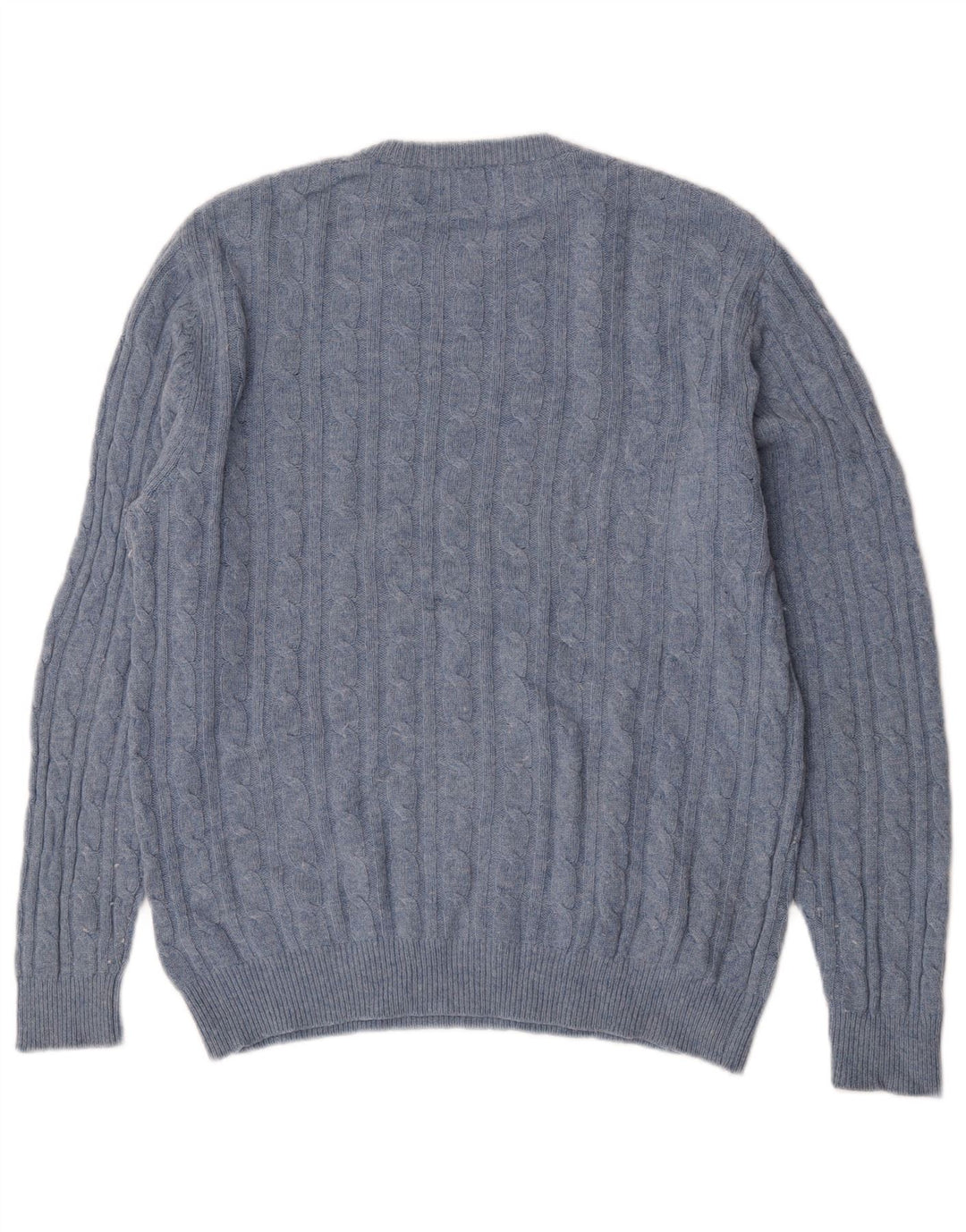 Jack Wills Pull The Marlow à col rond pour homme en laine bleue Taille L
