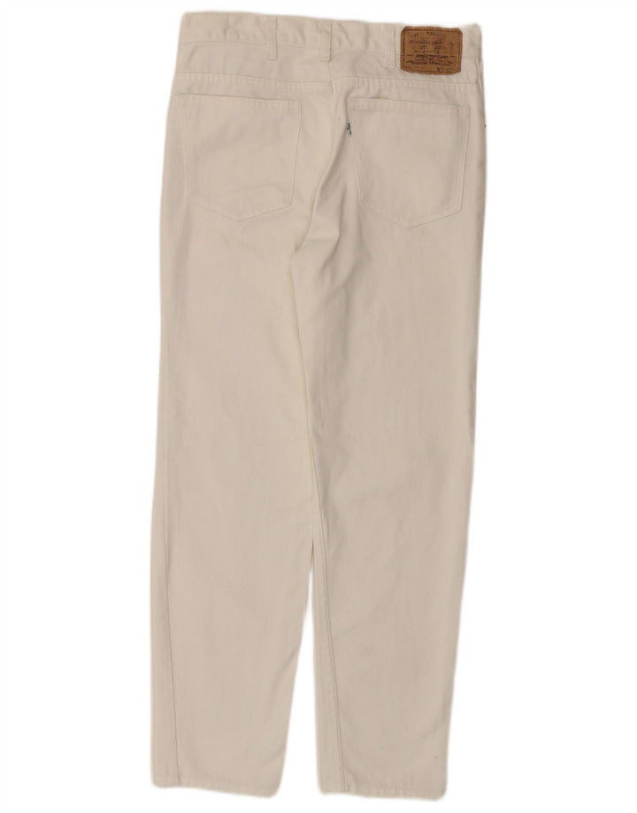 Levi's Jean 630 Tapered Femme Blanc Cassé