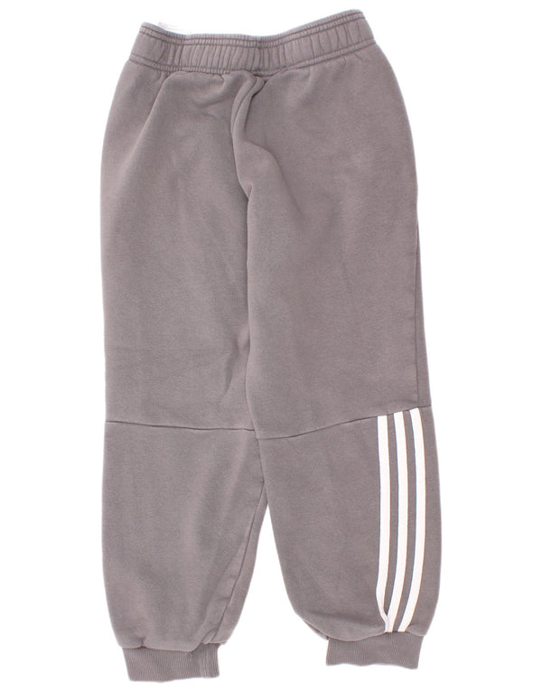 Adidas Pantalon de Survêtement Garçon Joggers 9-10 Ans Gris Coton