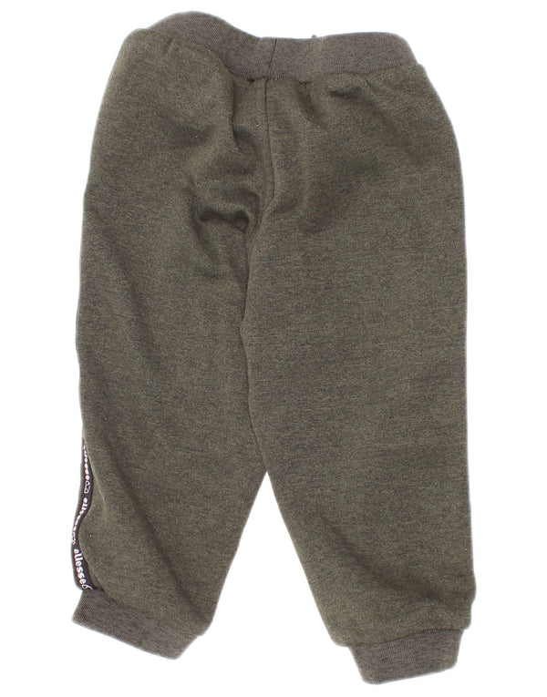 Ellesse Pantalon de survêtement graphique pour bébé garçon 12-18 mois Vert colour block