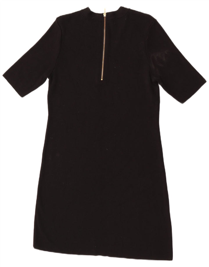 Monsoon Robe pull à manches courtes pour femme UK 12 Noir moyen