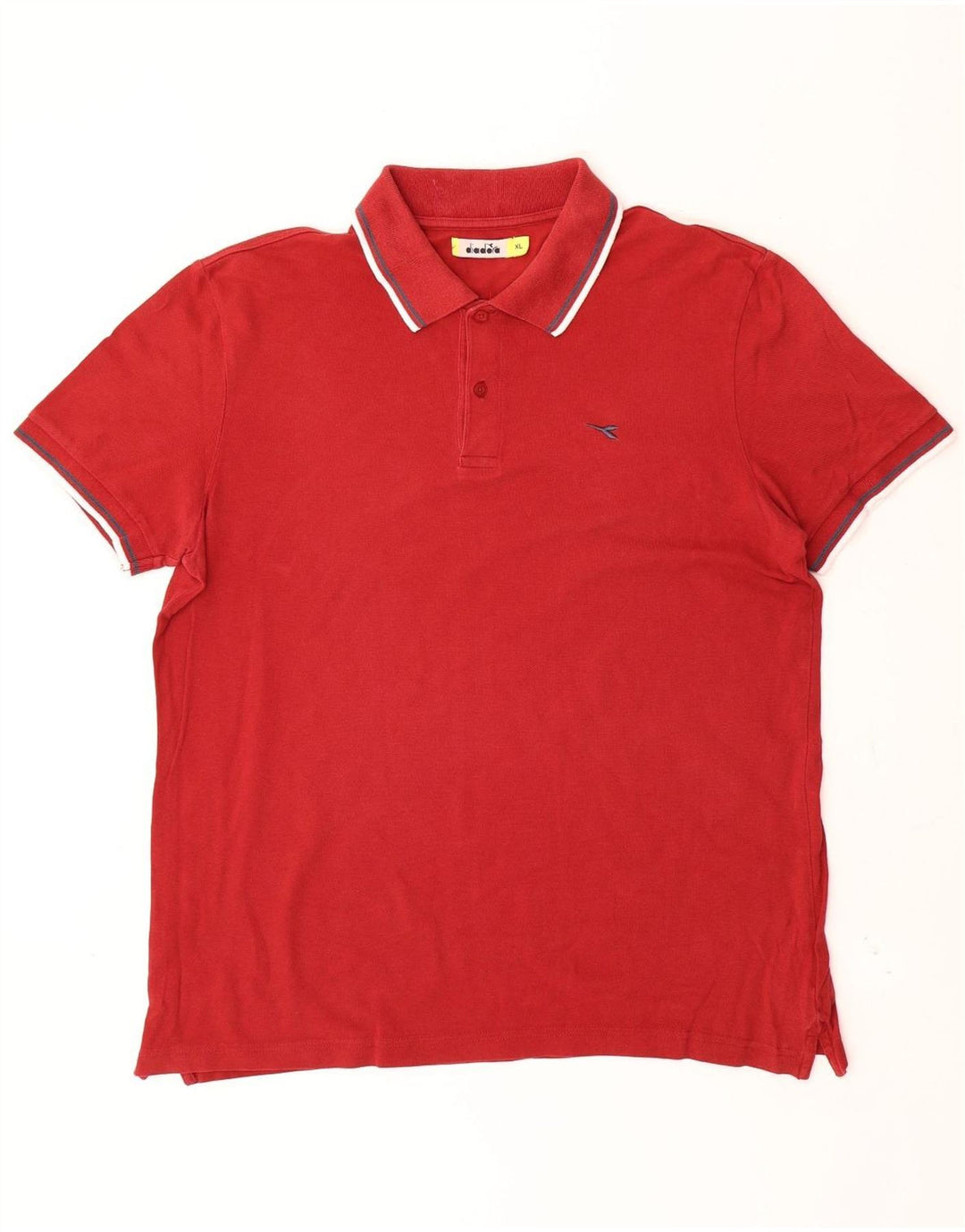 Diadora Polo Homme XL Rouge Coton