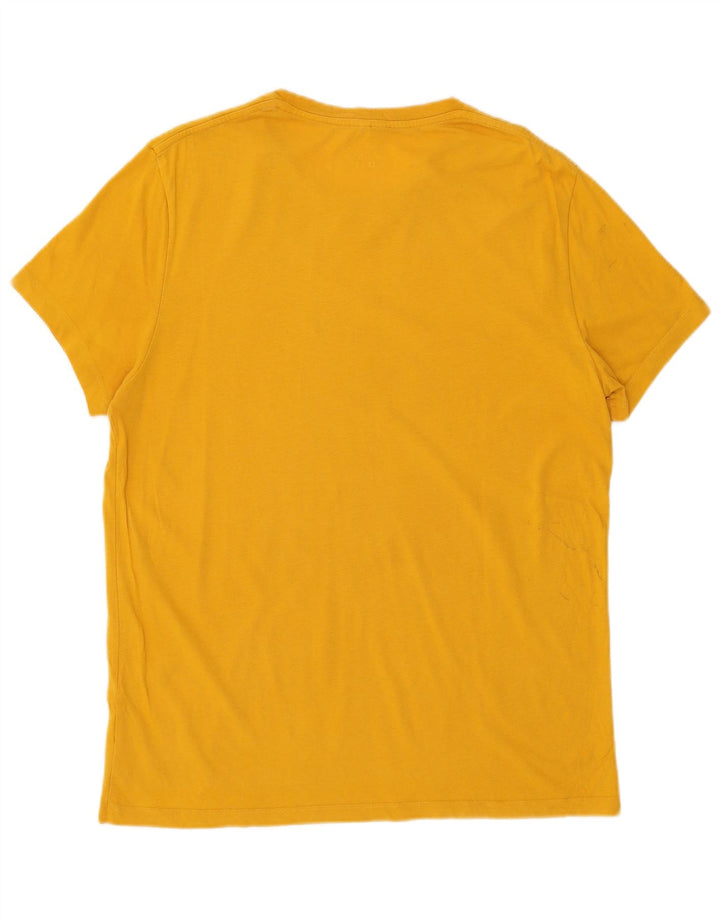 Jack Wills T-Shirt Homme Haut Large Jaune Coton