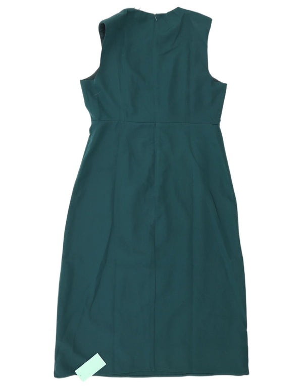 Principes Robe fourreau sans manches pour femme UK 43 Large Vert Colorblock