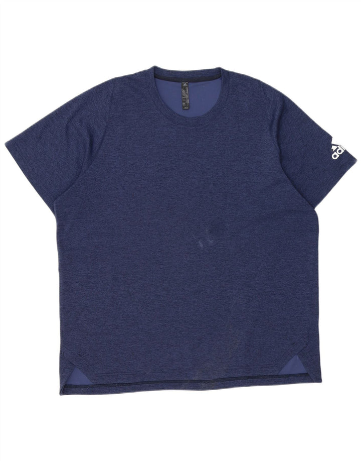 Adidas T-Shirt Homme Top XL Bleu Marine Polyester