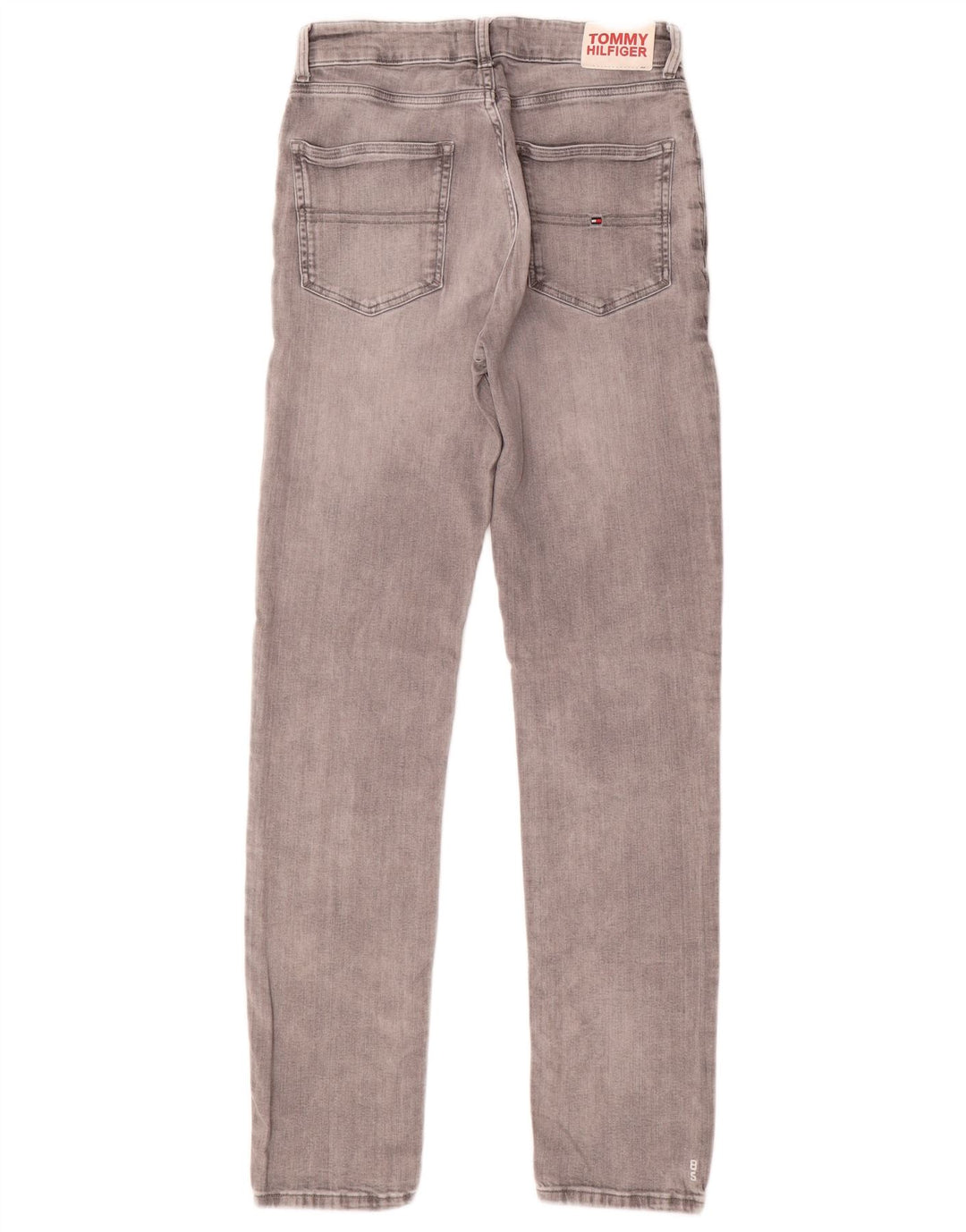 Tommy Hilfiger Jean Slim Garçon 15-16 ans W30 L32 Gris Coton