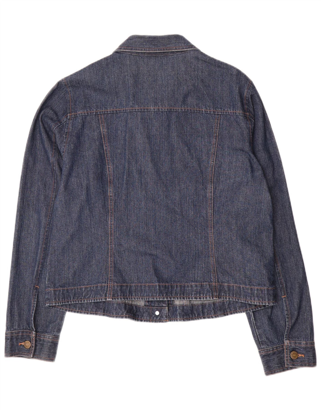Laura Ashley Veste en jean pour femme UK 16 Grand coton bleu