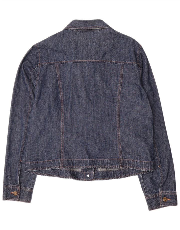 Laura Ashley Veste en jean pour femme UK 16 Grand coton bleu