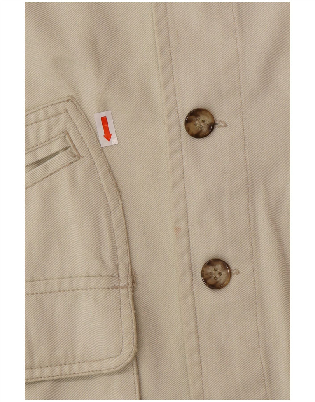 PICDOR Gilet utilitaire pour homme UK 40 Grand coton beige