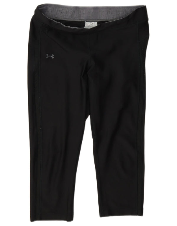 Under Armour Legging Capri Femme UK 46 Large Noir Polyester
