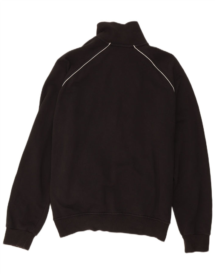 Puma Veste de survêtement graphique pour homme Taille L en coton noir