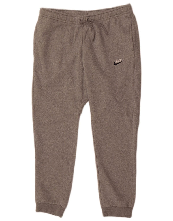 Nike Pantalon de survêtement pour homme en coton gris Taille L