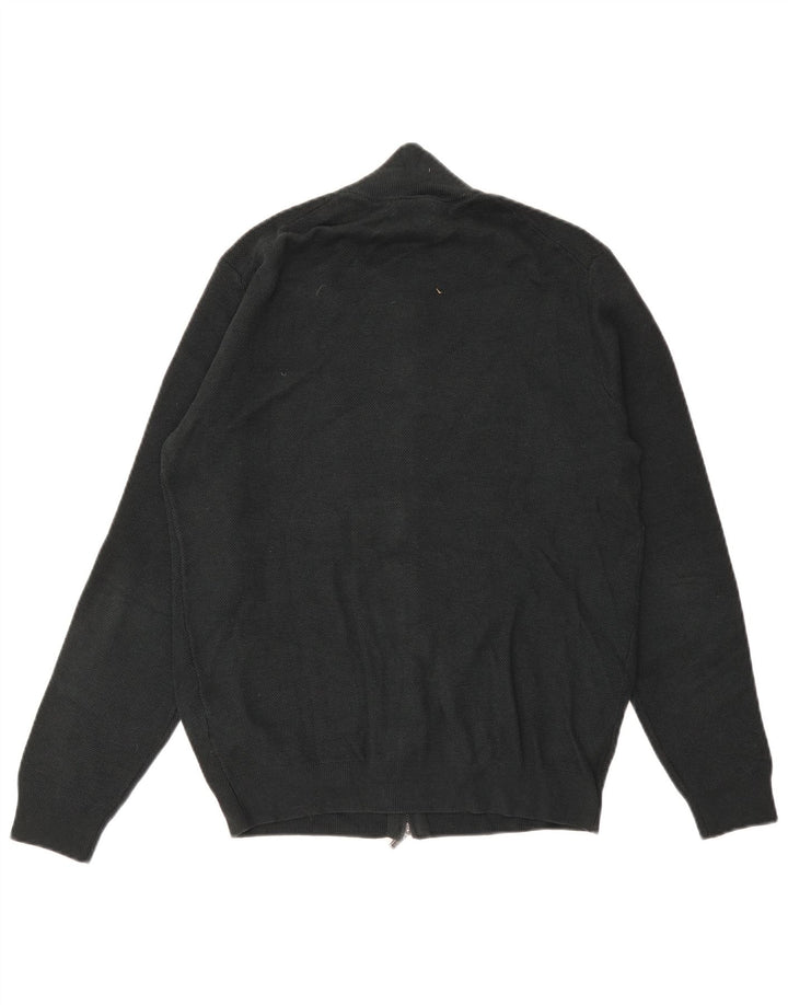 Massimo Dutti Cardigan Pull Homme Vert Moyen Coton