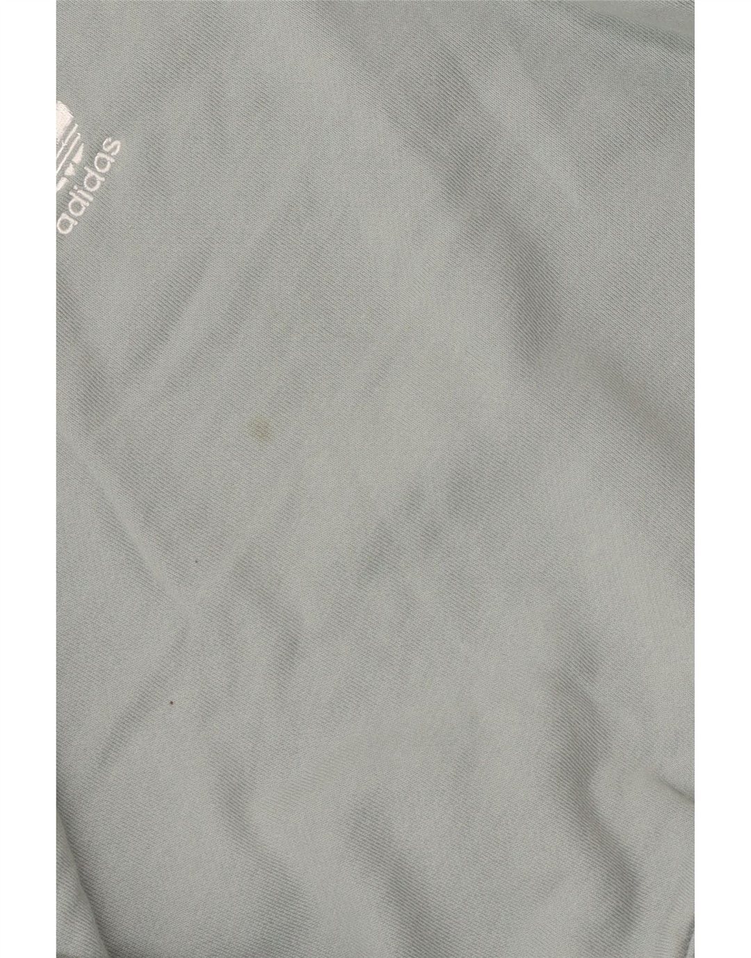 Adidas Sweat-shirt court surdimensionné pour femme UK 6 XS Bleu coton