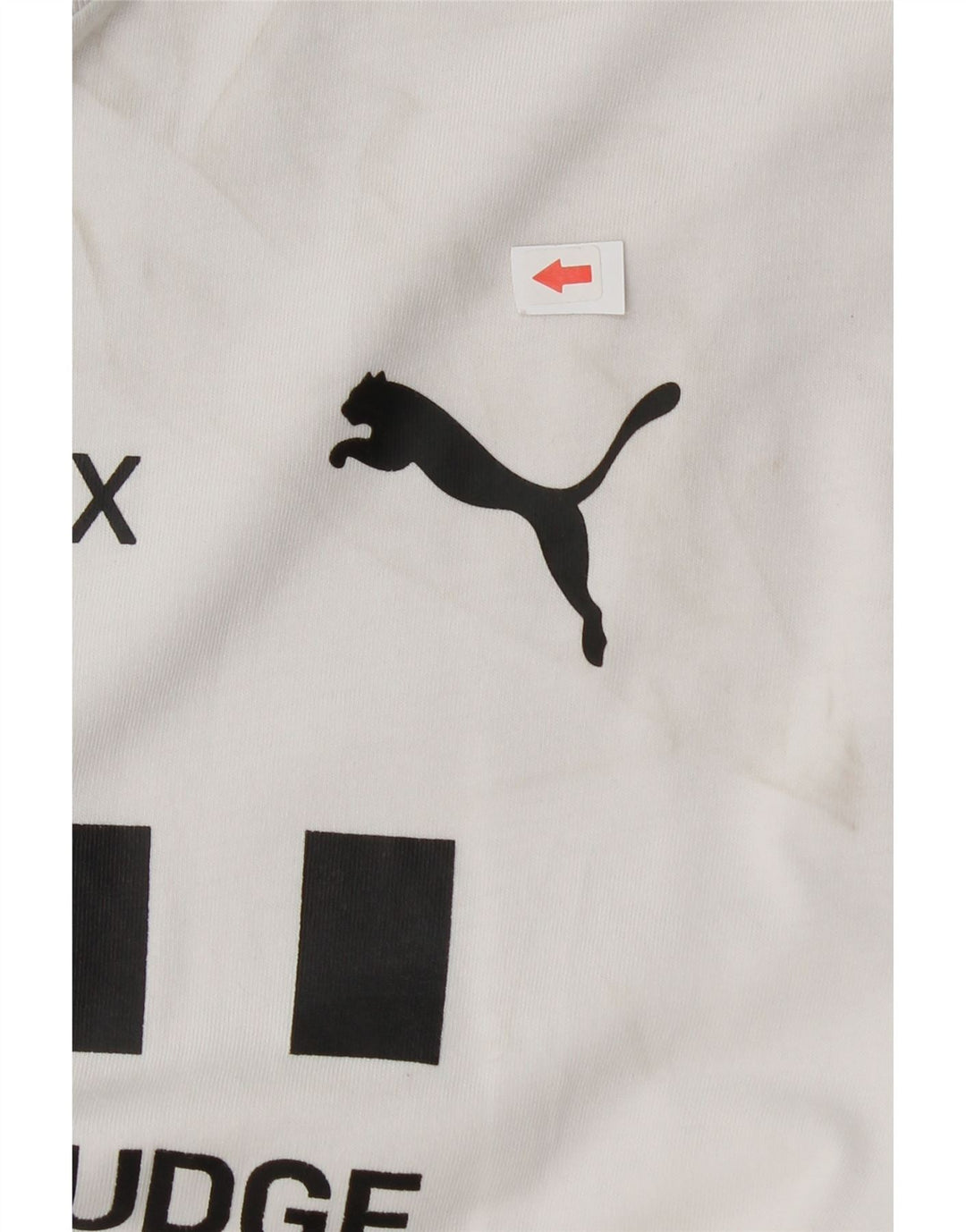 Puma T-Shirt Graphique Homme Blanc Moyen Coton