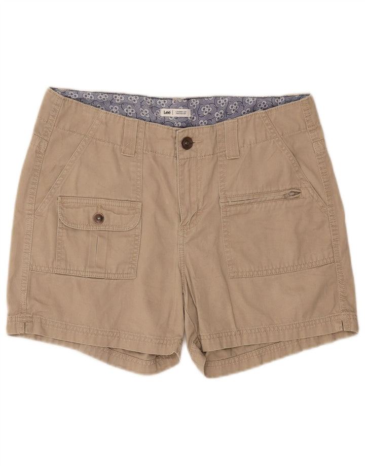 Lee Short cargo pour femme US 10 Large W34 Coton beige