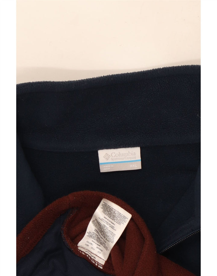 Columbia Veste Polaire Homme UK 44 2XL Marron Colorblock Polyester