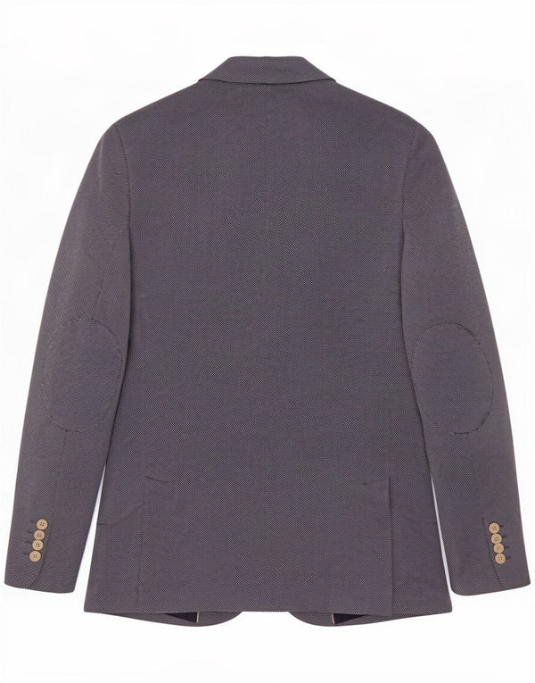 Zara Veste blazer à 2 boutons pour homme UK 40 Large Bleu Coton