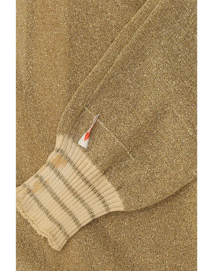La Perla Womens Cardigan Sweater UK 12 Medium Or Moucheté