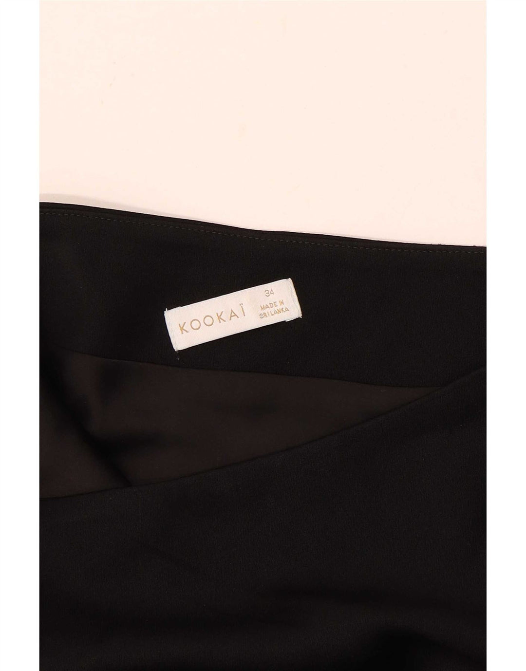 Kookai Combinaison asymétrique pour femme EU 34 XS Noir