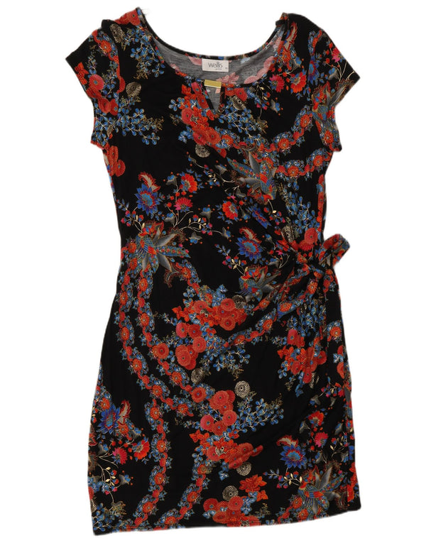 Wallis Robe portefeuille pour femme UK 46 Grande viscose florale multicolore