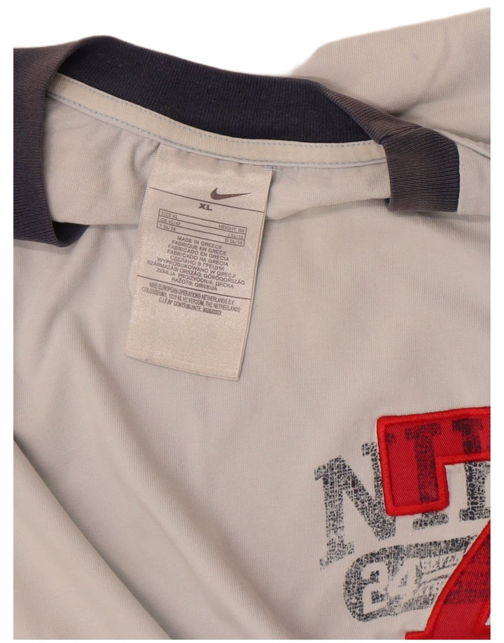 Nike T-shirt graphique pour homme XL en coton blanc
