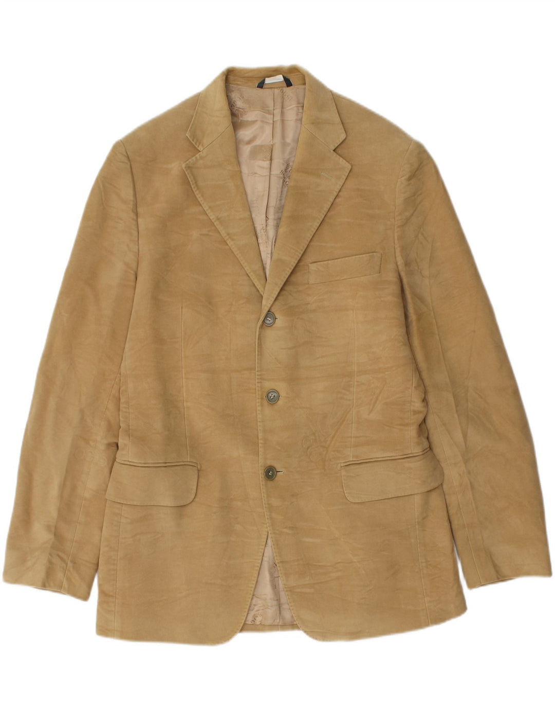 Boggi Veste Blazer 3 Boutons Homme IT 50 Grand Coton Beige