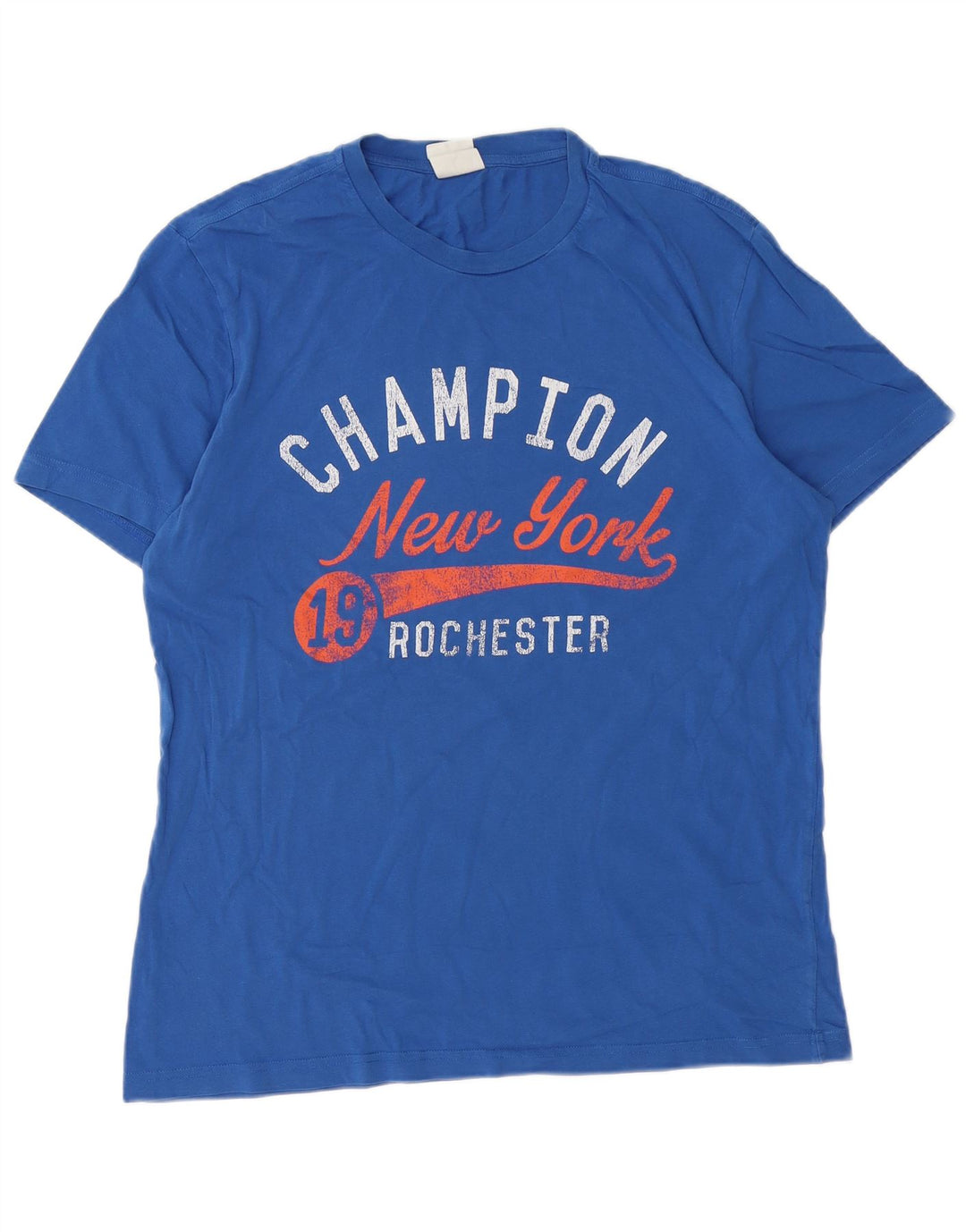CHAMPION T-Shirt Graphique Homme Grand Bleu