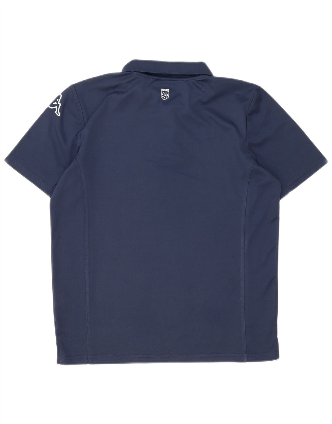 Kappa Polo Graphique Homme Petit Bleu Marine Polyester