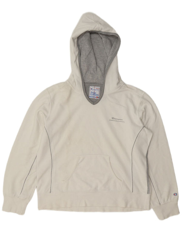 Champion Pull à capuche Heritage Classics pour femme UK 18 XL Blanc Coton