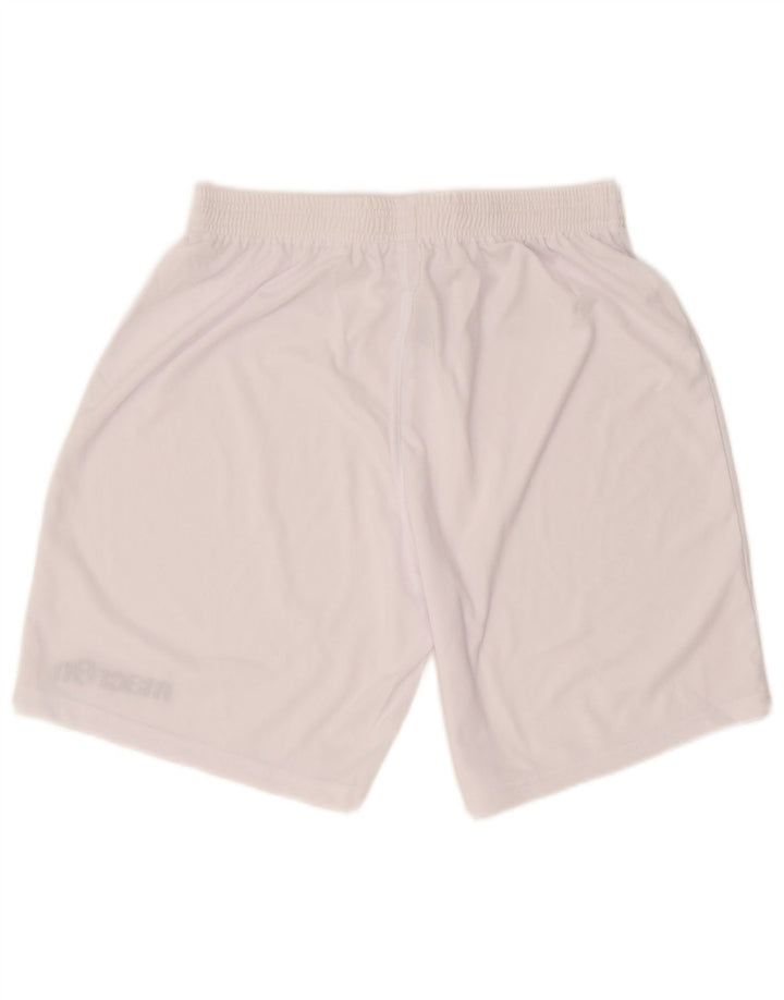 Macron Short de sport graphique pour homme XL Blanc