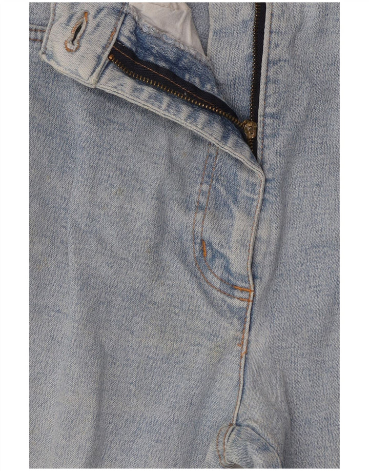 CAPOPERA Jean fuselé taille haute pour femme IT 44 Medium W26 L26 Bleu Coton