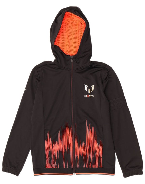 Adidas Pull à capuche MESSI pour garçon 11-12 ans Noir Tie Dye Sports