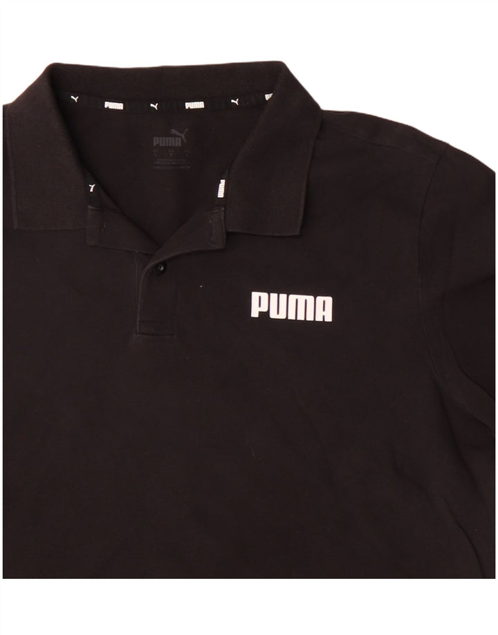PUMA Polo Homme Grand Noir Coton