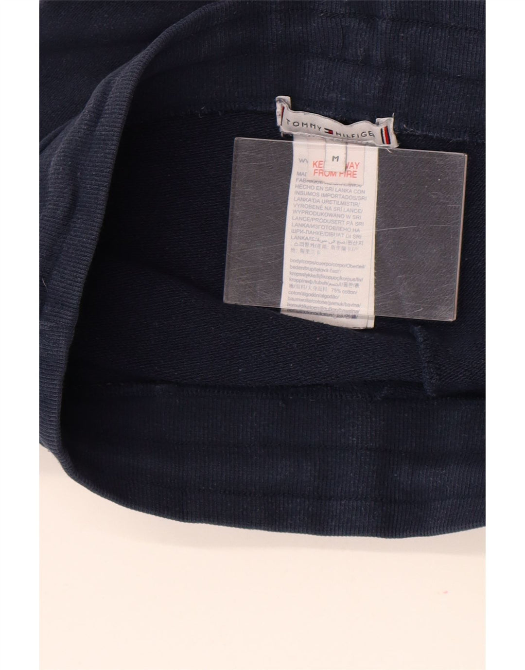 Tommy Hilfiger Pantalon de Survêtement Graphique Homme Bleu Marine Moyen