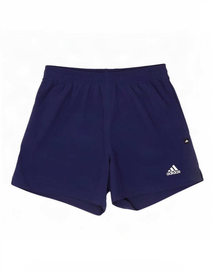 Adidas Short de sport pour homme Grand bleu marine Polyester