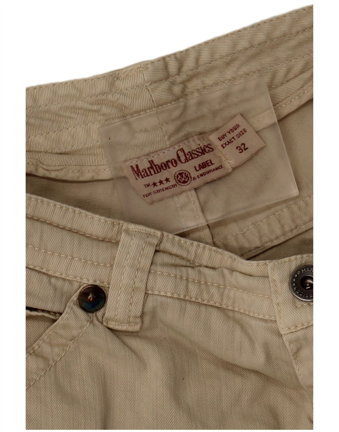 Marlboro Classics Jean Capri Femme W32 L18 Beige