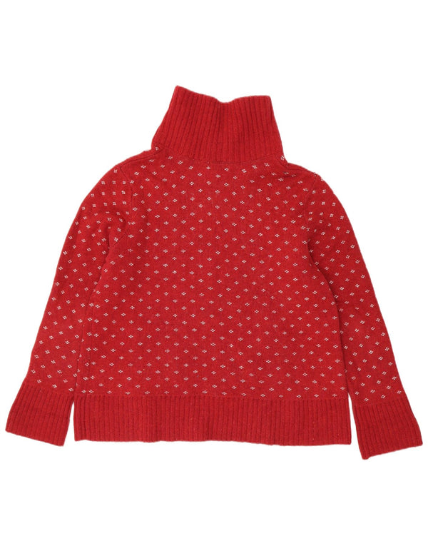 Eddie Bauer Cardigan pour femme en coton Fair Isle Rouge UK 18 XL