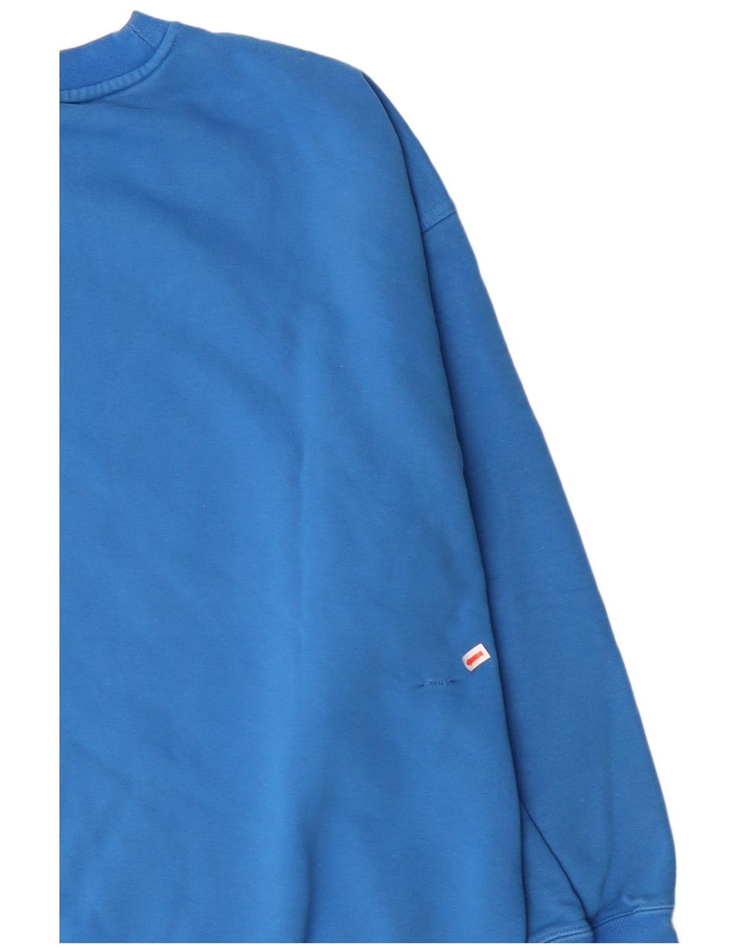 ADIDAS Sweat-shirt surdimensionné pour femme UK 14 Grand coton bleu