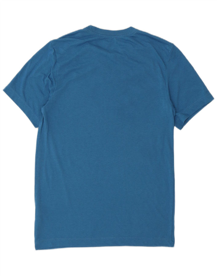 Nike Mens Dri Fit Graphic T-Shirt Top XS Bleu Polyester