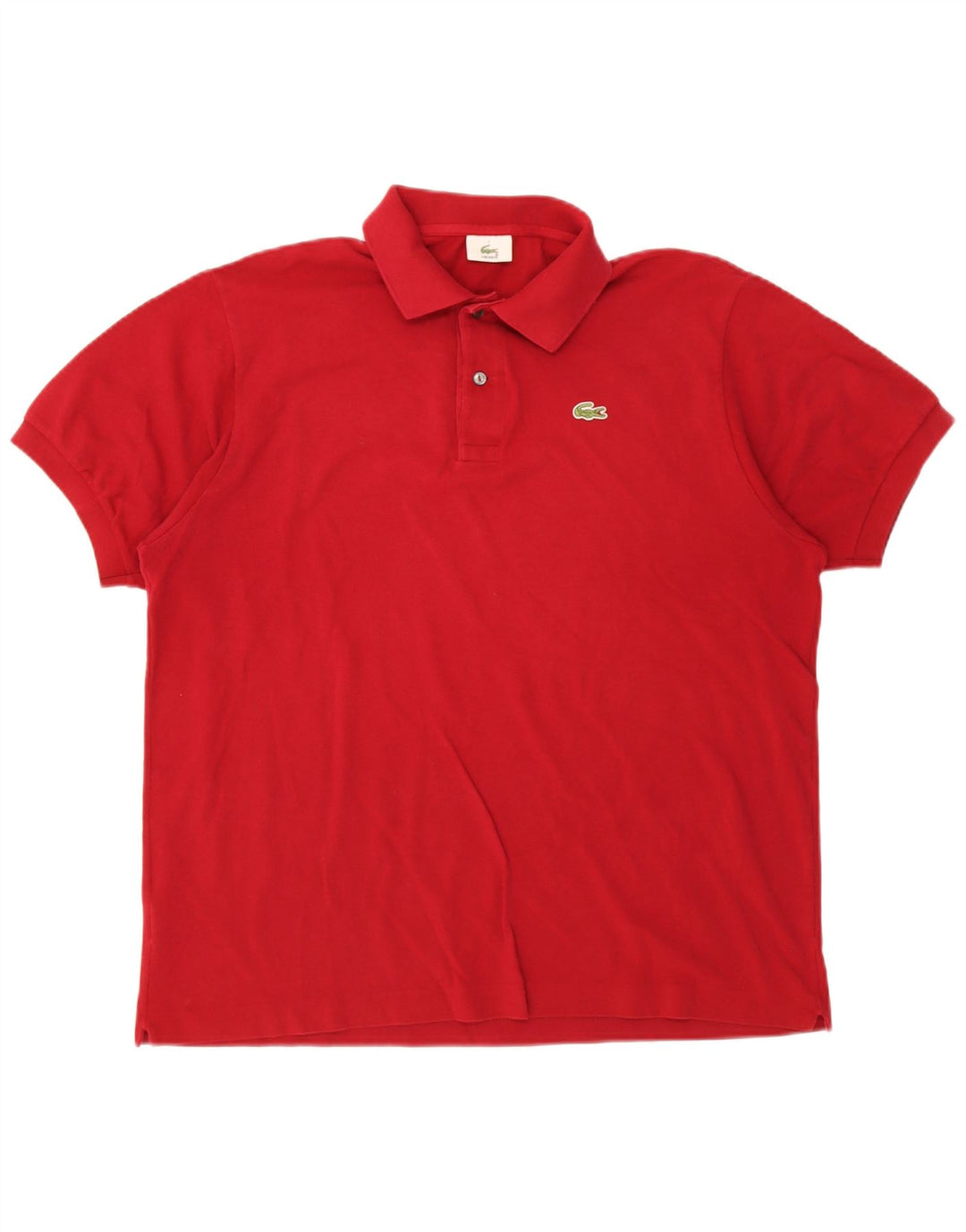 Lacoste Polo Homme Taille 7 2XL Coton Rouge